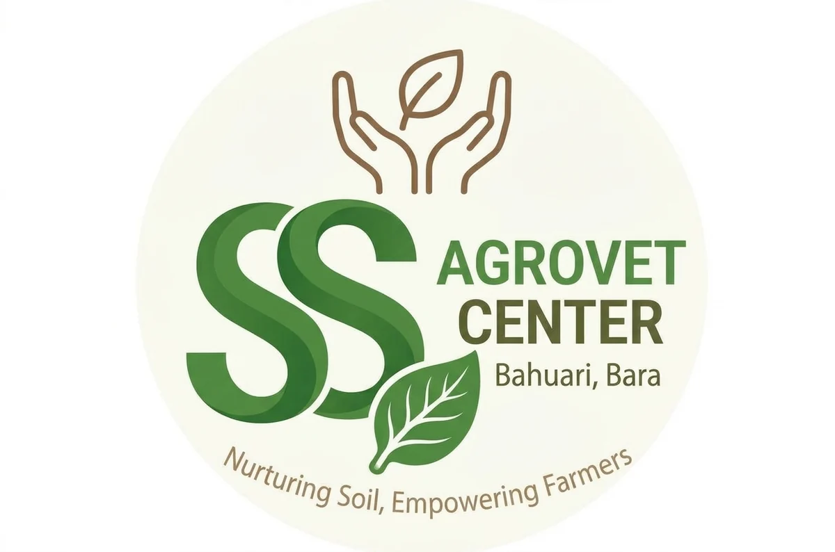 S.S Agrovet Center, Bahuari, Bara logo: Nurturing Soil, Empowering Farmers